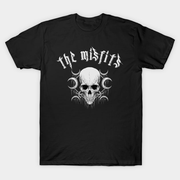 misfits the darkness T-Shirt by ramon parada